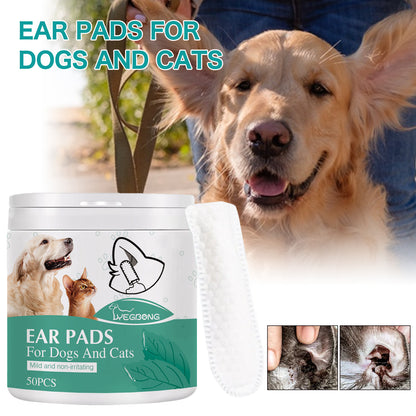 Dog Ear Cleaning Finger Wipes