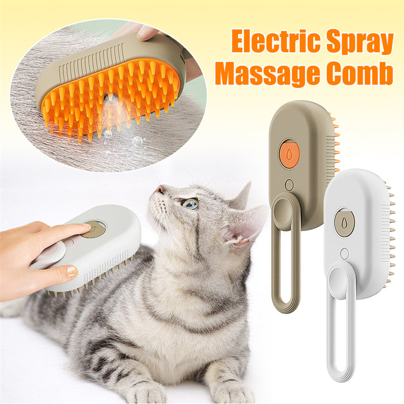3 In 1 Electric Spray Cat Hair Brushes