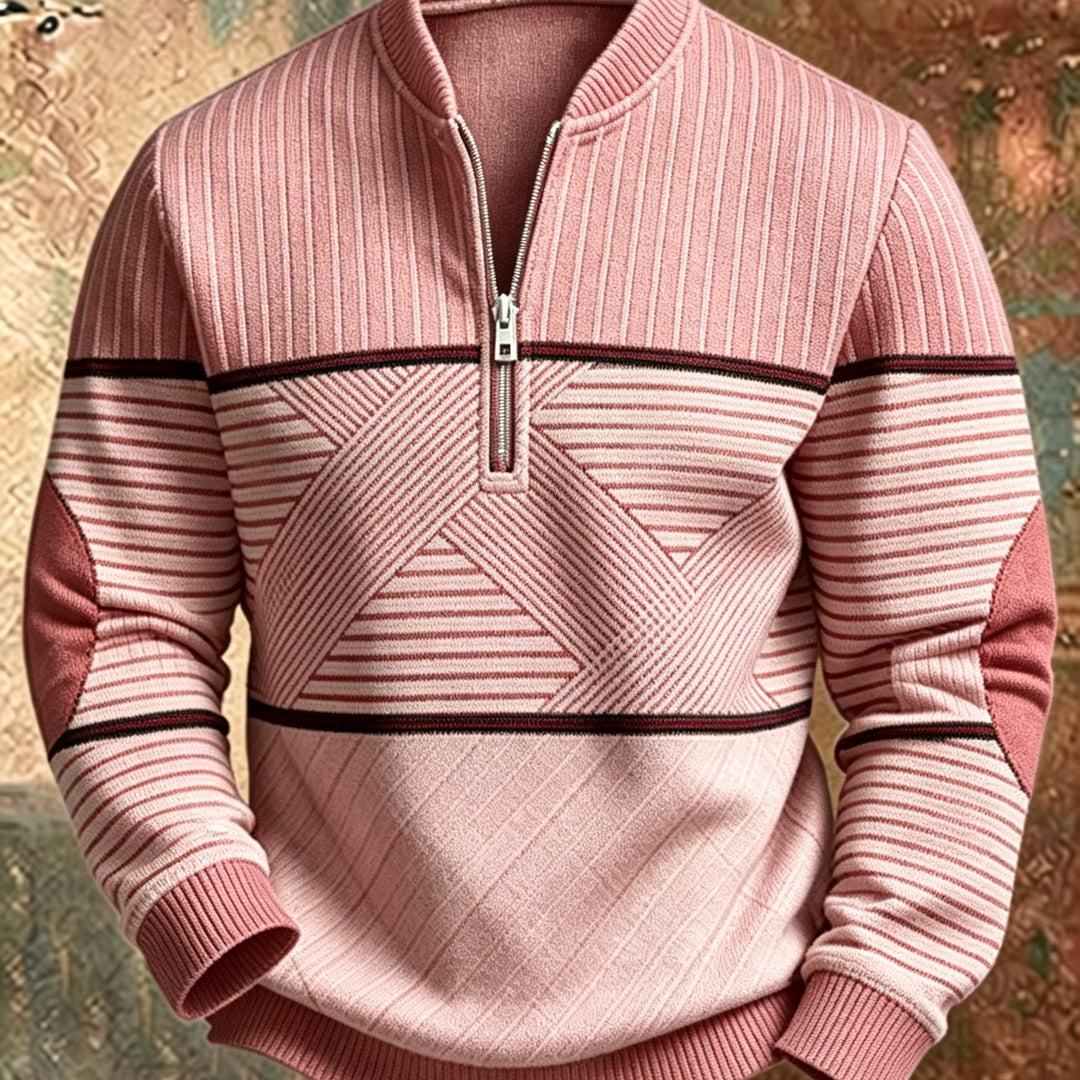 Mick™ Half-Zip Men's Sweater: Feel Sharp, Warm, Modern