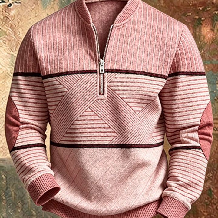 Mick™ Half-Zip Men's Sweater: Feel Sharp, Warm, Modern