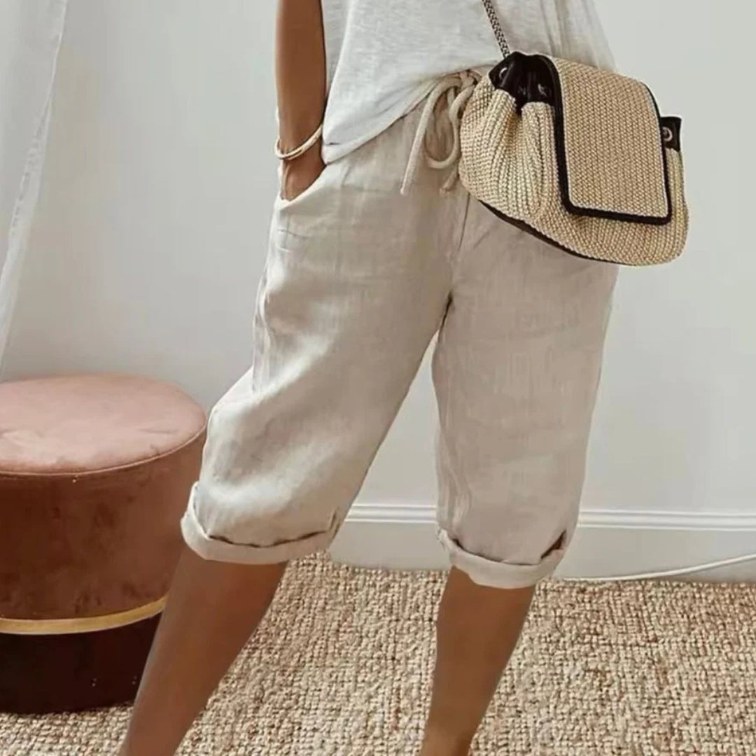 Fenlorn™ | Soft Tailored Capri Shorts