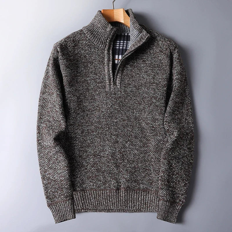 Dominic™ Fleece-Lined Half-Zip Sweater