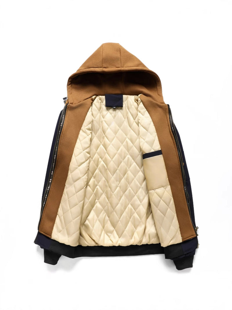 Brian | Men's Jacket Quilted Cotton Hoodie