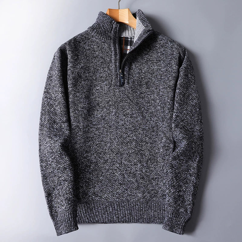 Dominic™ Fleece-Lined Half-Zip Sweater