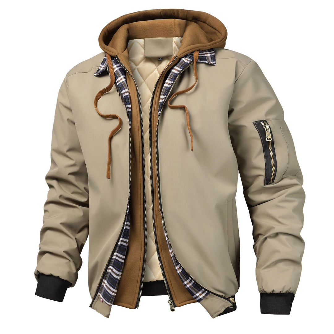 Brian | Men's Jacket Quilted Cotton Hoodie