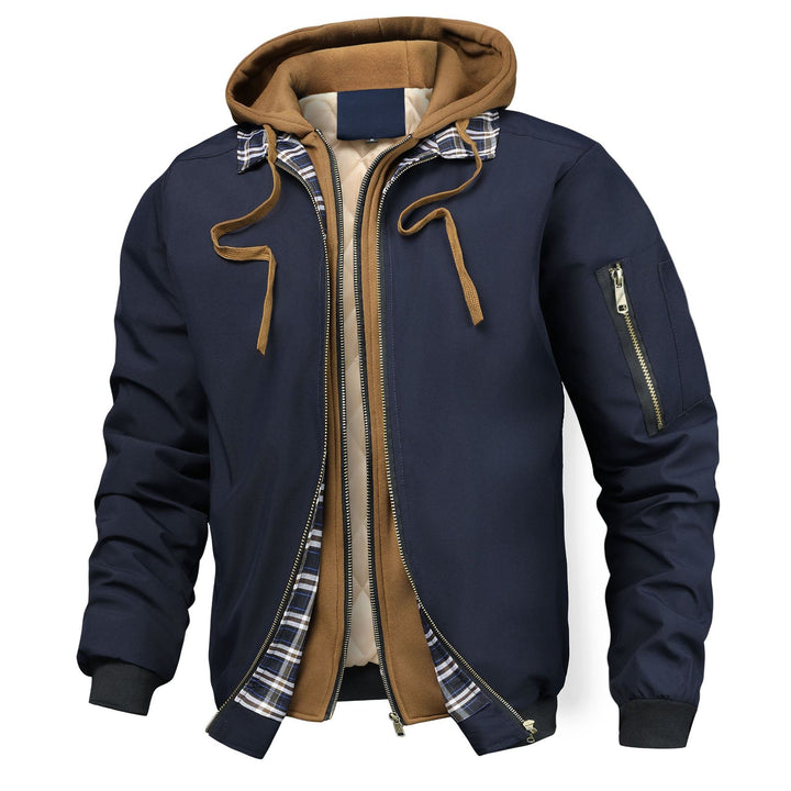 Brian | Men's Jacket Quilted Cotton Hoodie
