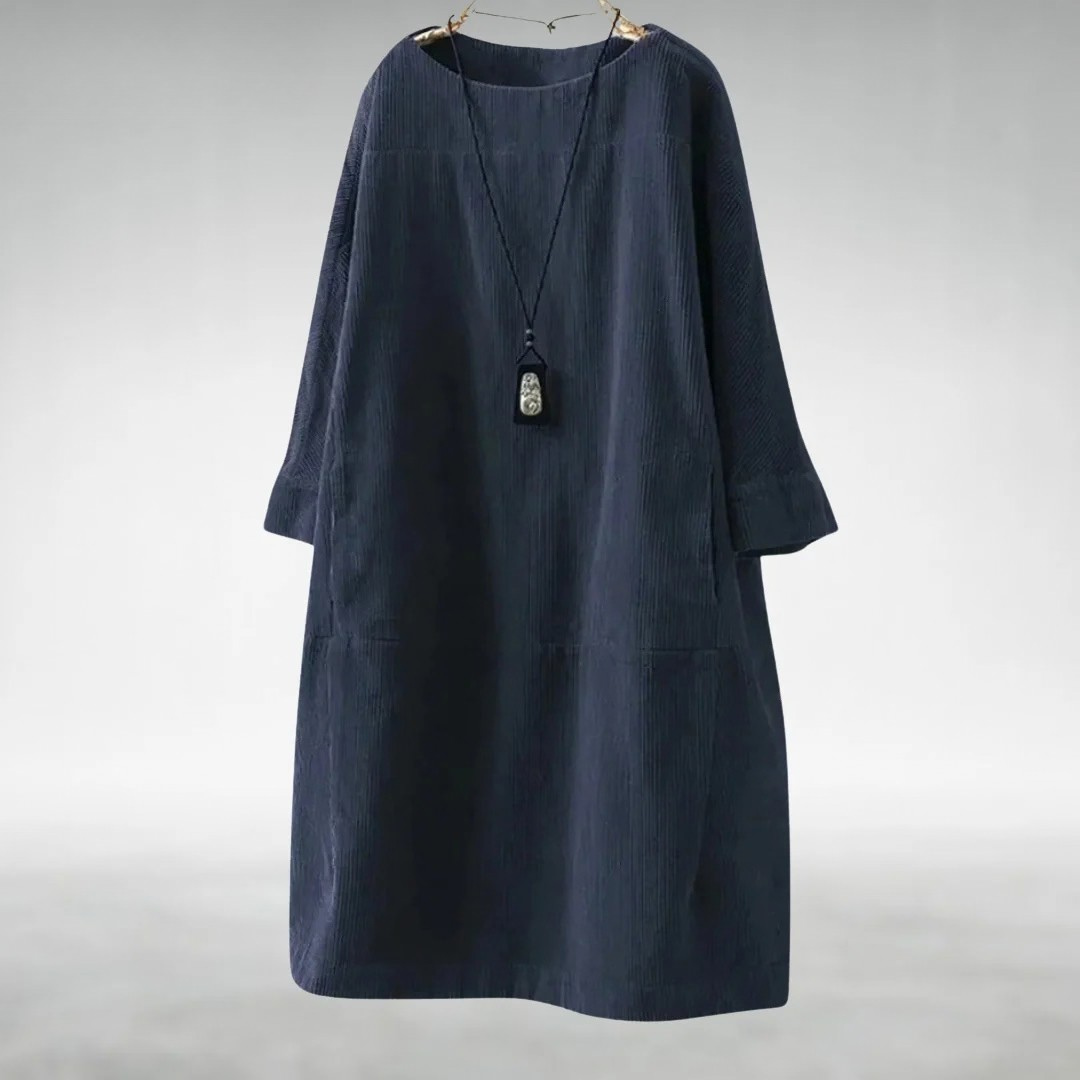 Angie™ Relaxed Corduroy Midi Dress
