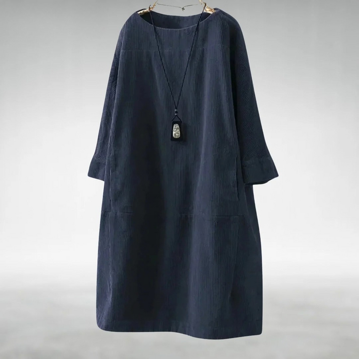 Angie™ Relaxed Corduroy Midi Dress