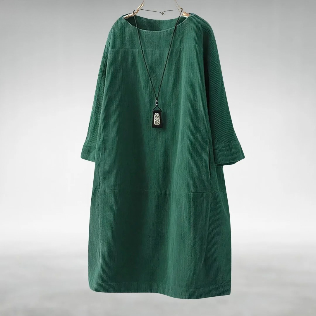 Angie™ Relaxed Corduroy Midi Dress