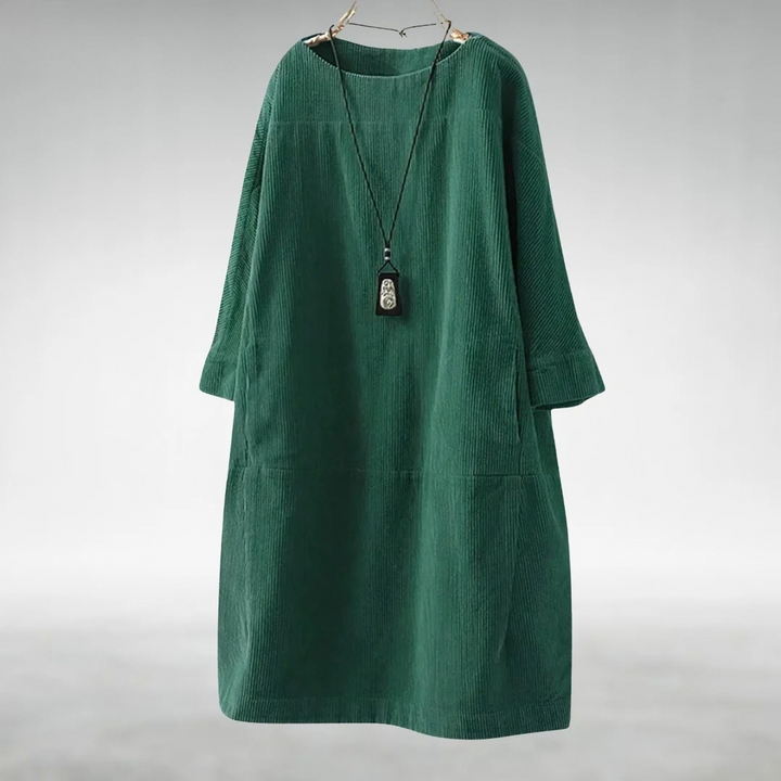 Angie™ Relaxed Corduroy Midi Dress