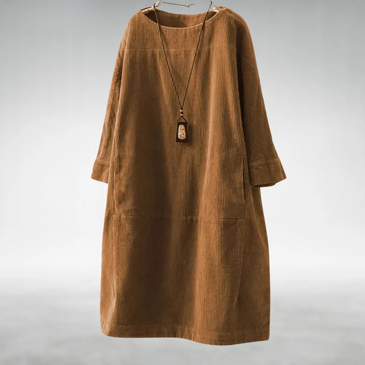 Angie™ Relaxed Corduroy Midi Dress