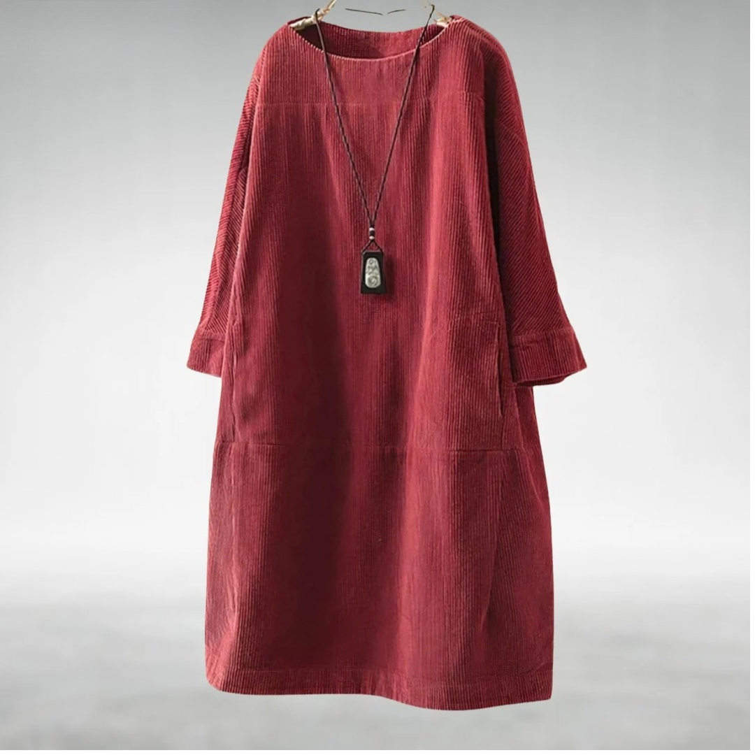 Angie™ Relaxed Corduroy Midi Dress