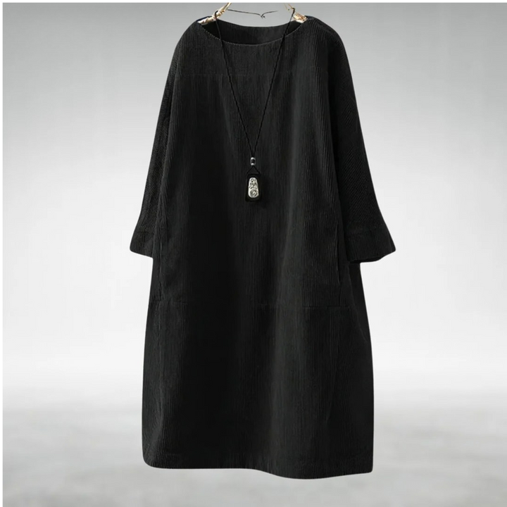 Angie™ Relaxed Corduroy Midi Dress