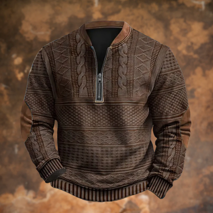 Dimitri™ Retro Zip-Up Sweater