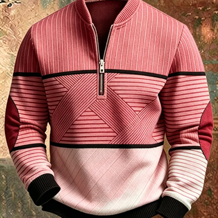 Mick™ Half-Zip Men's Sweater: Feel Sharp, Warm, Modern