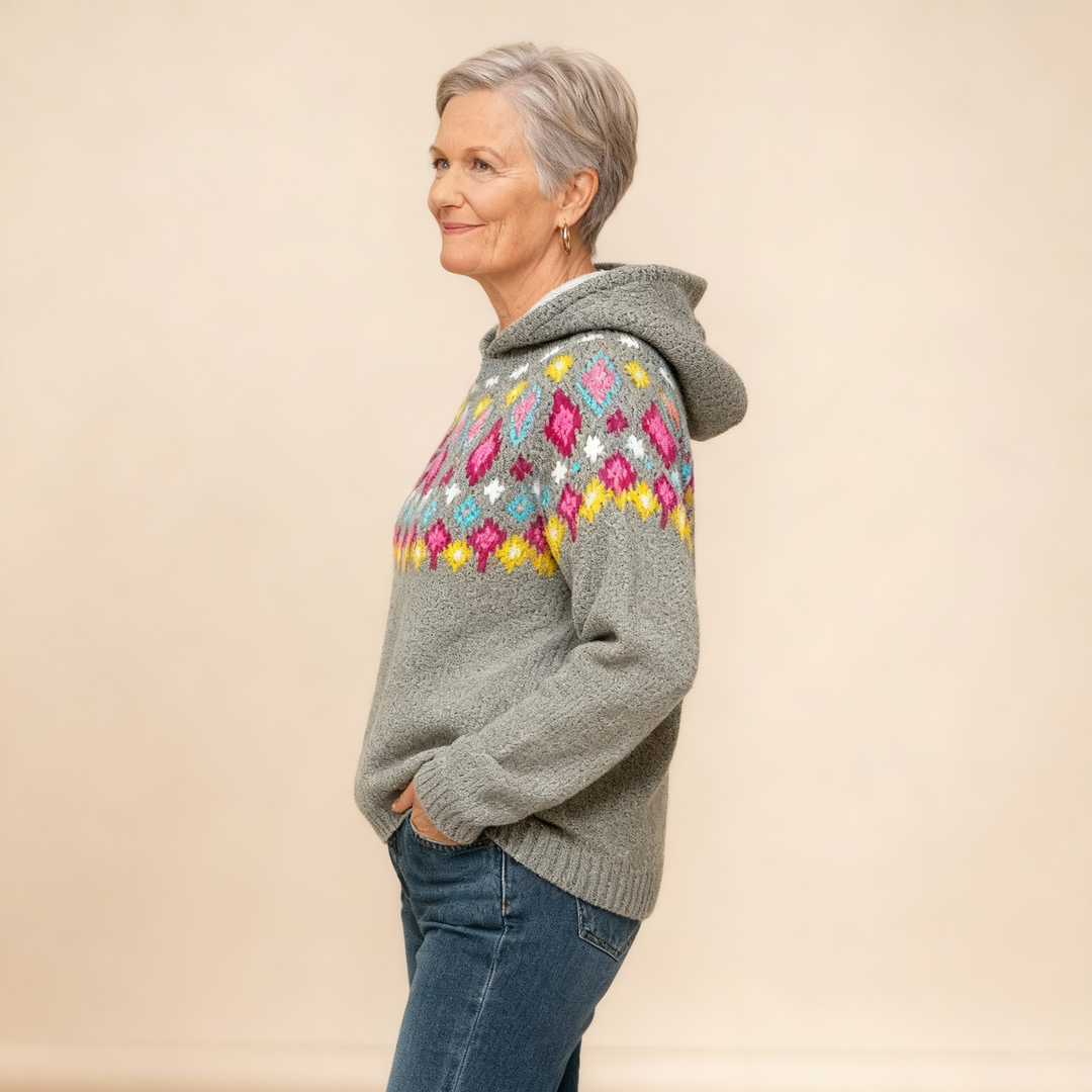 CAROLE | WARM NORDIC HOODIE