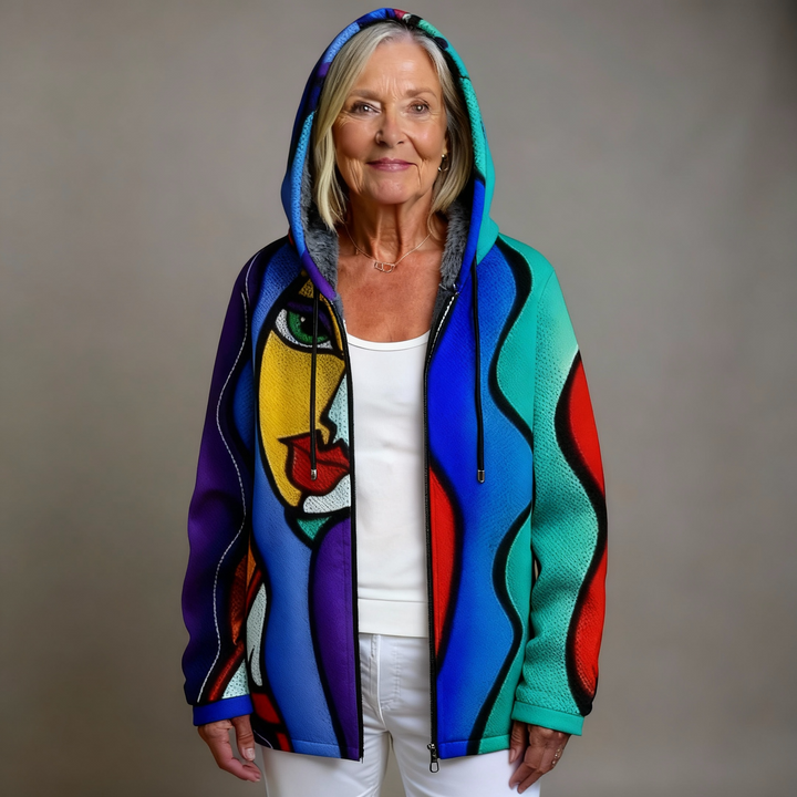 ALLIRA | LUXURIOUS CARDIGAN WITH ARTISTIC INSPIRATION