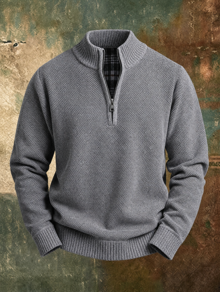 Dominic™ Fleece-Lined Half-Zip Sweater