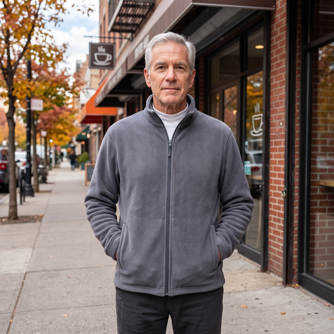 Lawrence™ Warm Fleece Zip-Up Jacket