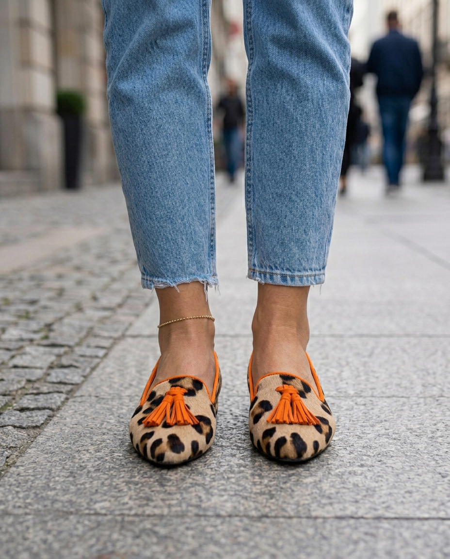 Livia | Pointed Toe Slip-On Flats