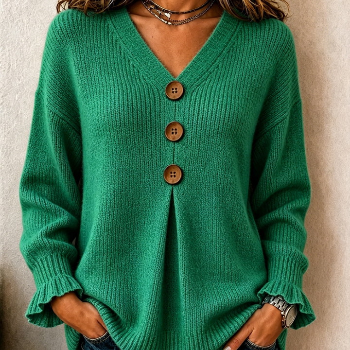 DANY | V-neck sweater you can reach for again and again