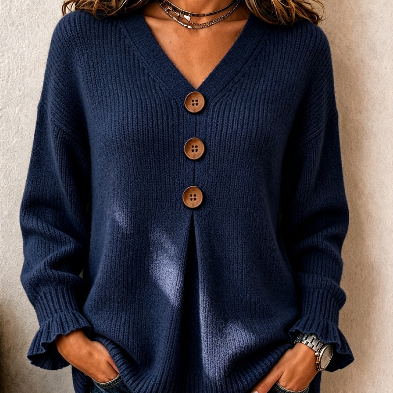 DANY | V-neck sweater you can reach for again and again