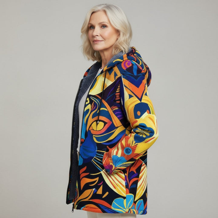 TARNI | LUXURIOUS CARDIGAN WITH ARTISTIC INSPIRATION